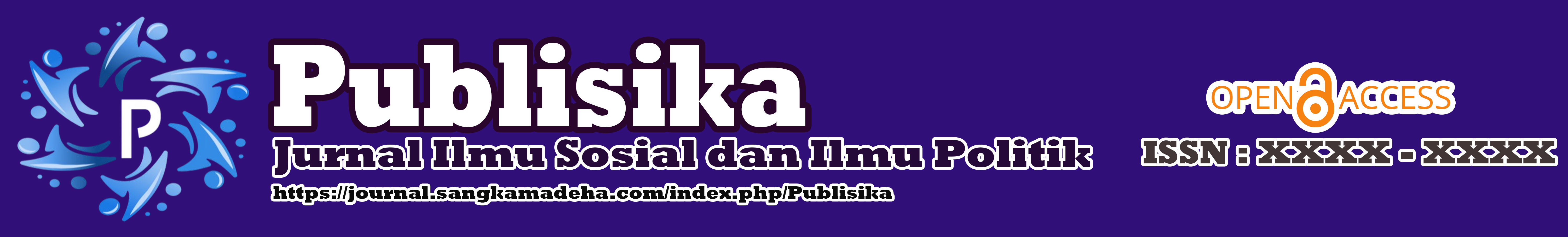 Publisika: Jurnal Ilmu Sosial dan Ilmu Politik